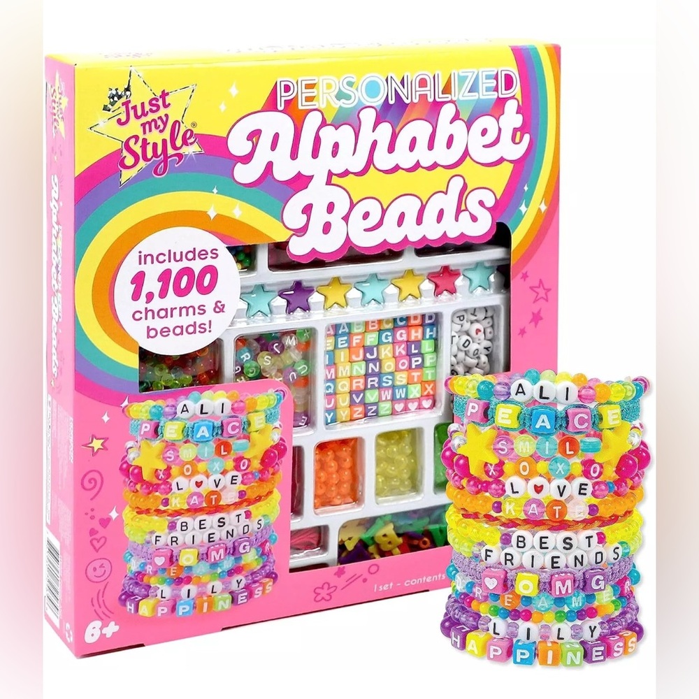 Just My Style ABC Beads by Horizon Group Usa, 1000+ Charms & Beads, Alphabet
